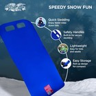 Flexible Flyer Flying Carpet Lightweight Roll Up Plastic Winter Snow Sled  Blue
