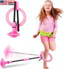 Skip Ball  Portable Foldable Colorful Flash Wheel Swing Ball  Kids Toys For Girl