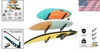 3-board Surf Rack Wall Mount - Durable Adjustable Storage For Surf   Snowboards