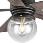 42  Small Loft Ceiling Fan   Remote Unique Vintage Steampunk Edison Bulb Light