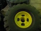 Vintage No Name Set Of 4 Big Plastic Tires For Parts