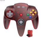 2 4g Wireless N64 Controller Remote Game Pad W  Rumble Pak For Nintendo N64
