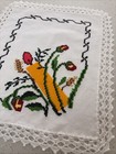Mexican Carpet Embroidered  Punto De Cruz