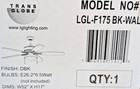 Trans Globe 52  5-blade Ceiling Fan Light Kit Pull Chains E26 Black   Walnut