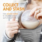 Boon Trove Silicone Manual Breast Pump - Passive Milk Collector - Hands Free