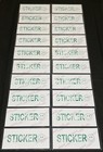  100 One Hundred Dollar 1996 Federal Reserve Note  us Currency Stickers   20 