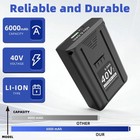 2 Pack For Kobalt 40v Max Extended Run Li-ion Battery Kb540-06 Kb440-03 6 0 Ah
