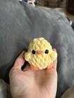 Handmade Crochet Chick Plush Stuffed Animal