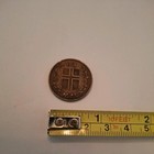 1946 Iceland 5 Aurar Coin  Very Nice Bronze