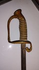 1850 Model Foot Naval Officer Steel Sword Blade
