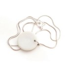 Sterling Silver Tree Of Life Ceramic Pendant 925 Chain Necklace