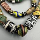 Antique Millefiori  Fancy  Eye  Skunk  King Venetian African Trade Beads