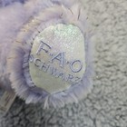 10    Fao Schwarz Sparklers Purple Teddy Bear Plush Stuffed Animal Nwt