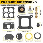 Fit Holley Carburetor Rebuild Kit 4150 Double Pumper 600 650 700 750 800 850