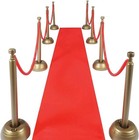 Red Carpet Runner For Party  2 X 15 Ft  Non-woven Polyester Fabric Aisle Runn   