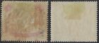 Malaysia Federated States 1900 One   Two Dollars Wmk Cc Sg 23 24 F Vf Cat Value