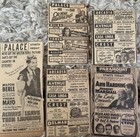 21-piece Newspaper Movie Ads And Photos