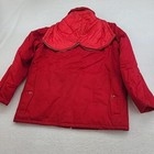 Vintage 1950s Penney   s Red Hunting Jacket Mens 44 Crown Zip Wool Blend Workwear