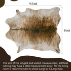 8x10 Feet Faux Cowhide Area Rugs For Living Room  Animal Skins Cow Hide Rug For 