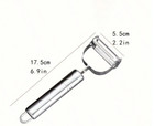 1pc Stainless Steel Multifunctional Fruit   Vegetable Peeler  Slicer   Grater