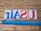 Us Airways Airlines Defunct Window Decal Sticker Red White Blue Usair Old Logo