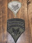 1960s Us Army Vietnam Made Specialist Twill Patch Set L  k   