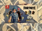 Nintendo Switch Fortnite Limited Edition Console Engraved Design Complete Nocode