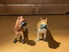  Vintage  Porcelain Boxer Figurines  Set Of 2