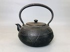 Y5868 Tetsubin Iron Kettle Nambu Nanbu Ironware Teapot Pot Japan Antique Vintage