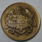 1969 U s  Mint Philadelphia Treasury Bronze Paperweight Medal