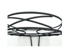 13in Mainstays Round Matte Black Metal Plant Stand