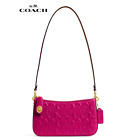                Coach Penn B4 magenta Shoulder Bag Signature Patent Leather Cm552 B4 mj