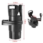 2 In 1 Car Cup Holder Expander Cup Holder For Car Dual Multifunctional Expander