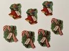 Lot Vintage Eureka Christmas Die Cut Cutout Presto-stick Seals