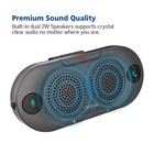 Bk06 Bluetooth 5 0 In Car Speakerphone With Visor Clip  Wireless Car Kit For    