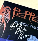 Pepper Band Signed Red Vinyl Jsa Coa In With The Old