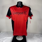Lfc Liverpool Fc Soccer Jersey Short Sleeve Shirt Red Black Mens Lg Icon Sports