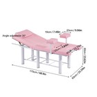 White Heavy Duty Massage Table Adjustable Facial Bed Salon Spa And Beauty Bed