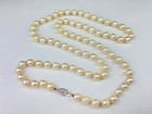 Gorgeous 14k Fresh Water Pearl 6 25-6 5mm Creamy White 25  Necklace