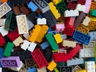 Lego 100pcs Mix 2x2 2x3 2x4 Bricks Bulk Lot Cleaned Assorted Colors City