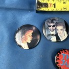 Vintage Lot Of 8 New Wave Buttons Pinbacks Police Eurythmics The Jam Cultureclub