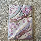Japanese Cotton Furoshiki Wrapping Cloth Floral Pattern Made In Japan             
