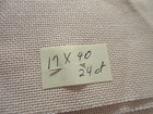 24 25 Ct  Cream Evenweave Stitching Fabric 17 X 40 