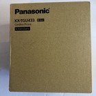 Panasonic Kx-tgu433b Cordless Phone 3 Handsets Talking Caller Id Large Buttons