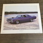 Vintage Power Graphics Poster 16   x20    1988  591 1970 Roadrunner 440-six Barrel