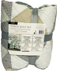 Origami Piece Prairie Patchwork 3-piece Quilt Set - King