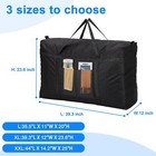 Extra Large Duffle Bag  187l With Pockets Foldable Travel Bags Heavy Duty Storag