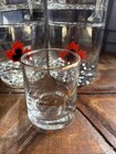 Set Of 4 Vintage  canadian Club  Old Fashioned Whiskey Glasses Plus 1 Shot Glass