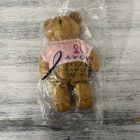 Vintage Avon Breast Cancer Crusade Bear From 2001 New Sealed Vintage Stuffed Toy