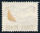 1881 Western Australia 3d  Swan Revenue Stamp  Bf7